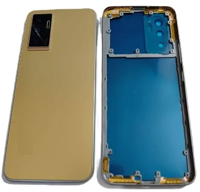 Compatible Replacement Vivo y75 4g v23e full body housing Gold